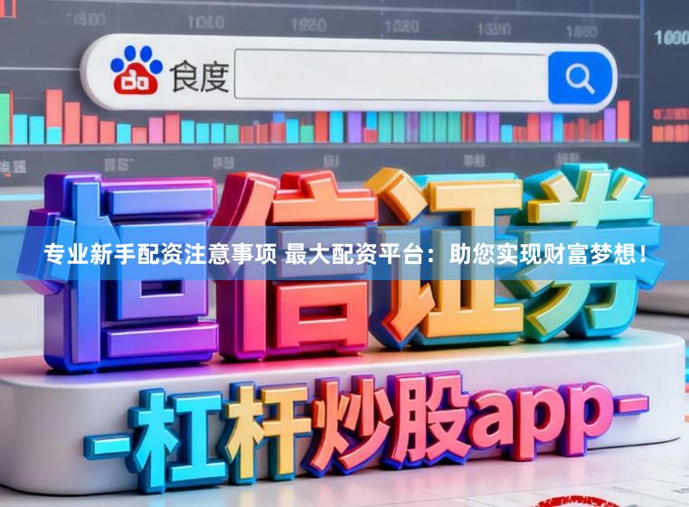 专业新手配资注意事项 最大配资平台：助您实现财富梦想！