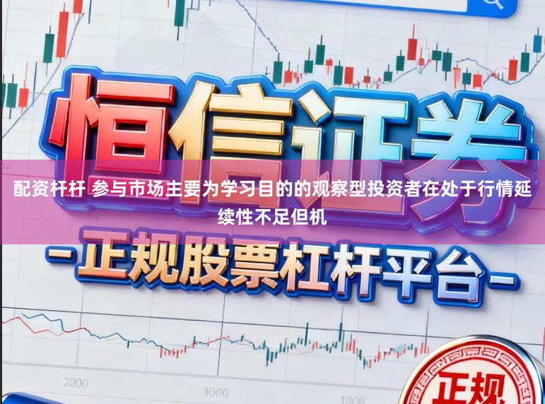 配资杆杆 参与市场主要为学习目的的观察型投资者在处于行情延续性不足但机