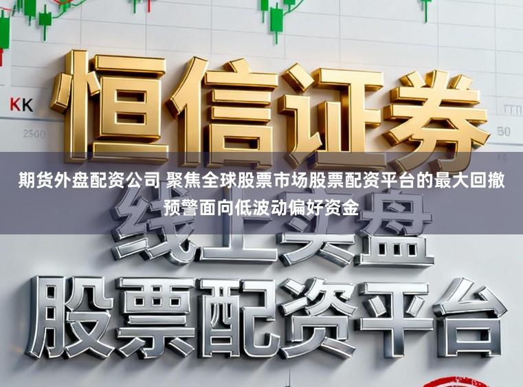 期货外盘配资公司 聚焦全球股票市场股票配资平台的最大回撤预警面向低波动偏好资金